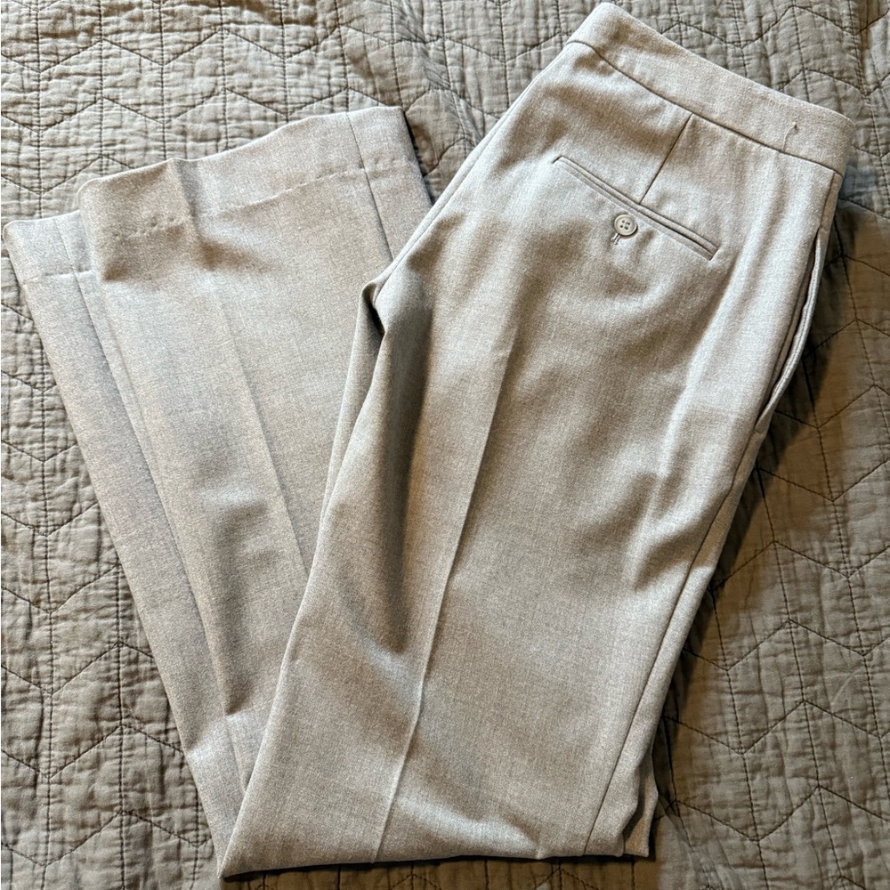 Theory Gray Dress Wool Trousers